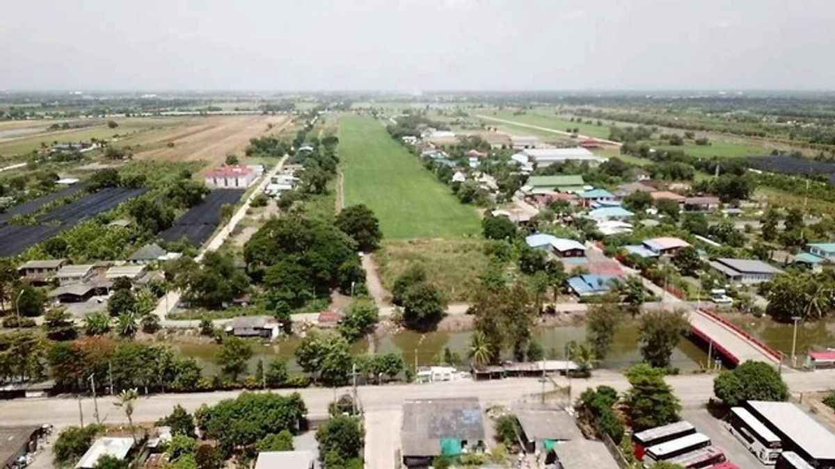 sss511 Land for sale in Khlong 3, Khlong Luang, 52 rai, 100 meters from the motorway. Line:  @956uovqp – รูปที่ 3