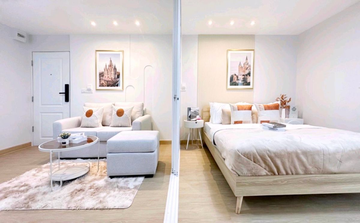 《เลี้ยงสัตว์ดั้ย》🐱🐶🐈🦊ห้องมุม 2 ระเบียง 33 sqm jw suite โชคชัย 4 พร้อมอยู่ – รูปที่ 2