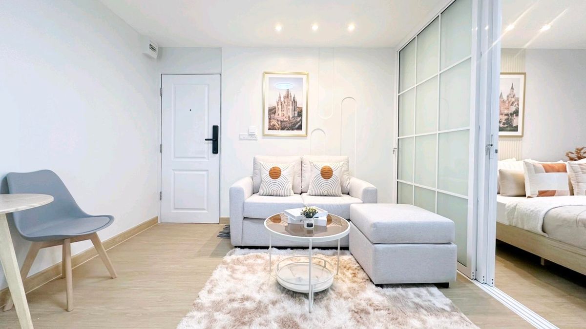 《เลี้ยงสัตว์ดั้ย》🐱🐶🐈🦊ห้องมุม 2 ระเบียง 33 sqm jw suite โชคชัย 4 พร้อมอยู่ – รูปที่ 3