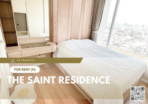 ให้เช่า 📍 The Saint Residences 📍 เฟอร์นิเจอร์ และ เครื่องใช้ไฟฟ้าครบ ใกล้ BTS ห้าแยกลาดพร้าว
