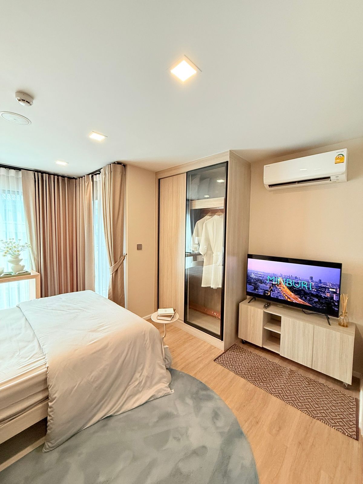 ขายห้องใหม่ ห้องสวย ราคาดีที่สุด!! บริการปรึกษาสินเชื่อฟรีไม่มีค่าใช้จ่าย✨Atmoz Flow Minburi (แอทโมซ โฟลว์ มีนบุรี) – รูปที่ 4