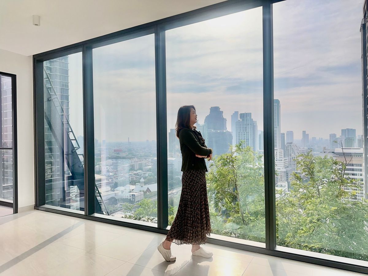 ขายคอนโดTait 12 สาทร  92 ตรม. มือ1 ราคาดีที่สุด ห้องมุม โซนด้านหน้า Iconic Slope 2นอน,2น้ำ ชั้น28  Fully fitted อย่างดี เรียบหรู  150ม.ถึงสถานนีเซ็นต์หลุยส์ วิวสวย คอนโดที่น้องหมา น้องแมวที่เรารักอยู่ด้วยกัน