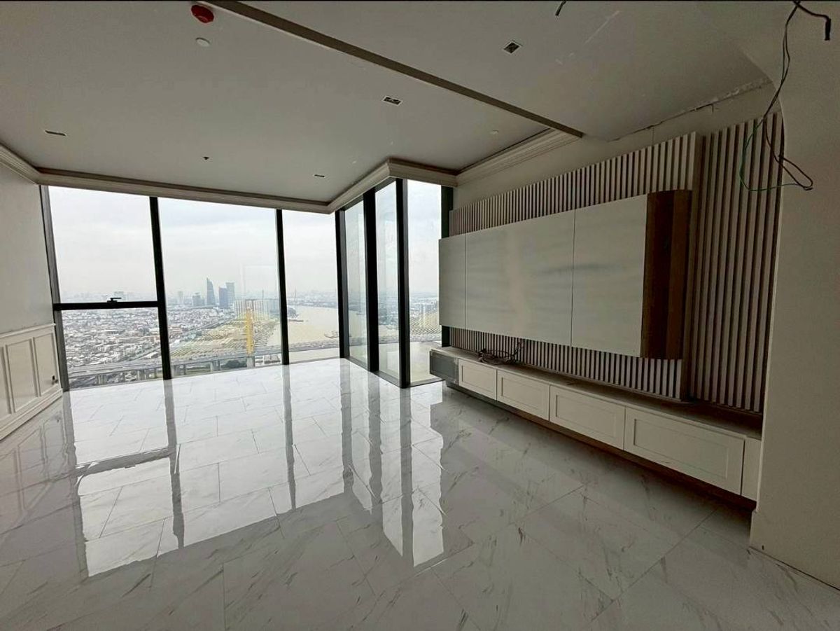 ❖ Penthouse ❖ 40+ Floor Size 307.98 sq.m. | 4 Bedrooms Chao Phraya River View | Riverside, Near Rama 3 Road, Shrewsbury International School 9 mins, Central Rama 3 10 mins