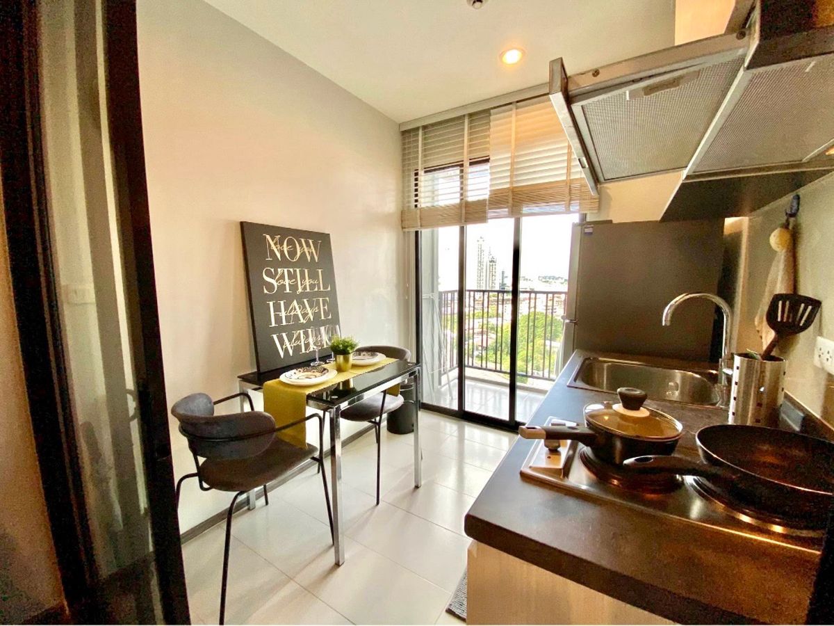 ให้เช่าคอนโด The Base Park West (Sukhumvit 77)  1 ห้องนอน 1 ห้องน้ำ 30 ตร.ม.  เฟอร์ครบ พร้อมอยู่ 16,000 บาท/เดือน – รูปที่ 4