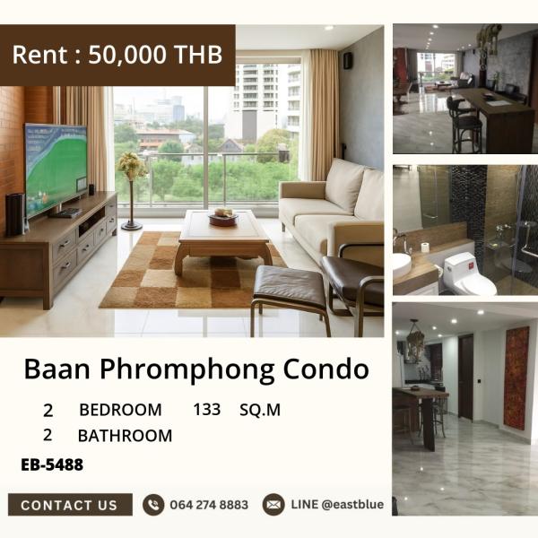 15/10/2026, รวมค่าโอนคอนโดหรู 2 ห้องนอน ใจกลางพร้อมพงษ์ 133 ตร.ม. 
ขาย 11 ล้าน เช่า 50,000 บ./ด. ใกล้ BTS/MRT สะดวกทุกการเดินทาง! 0642748883