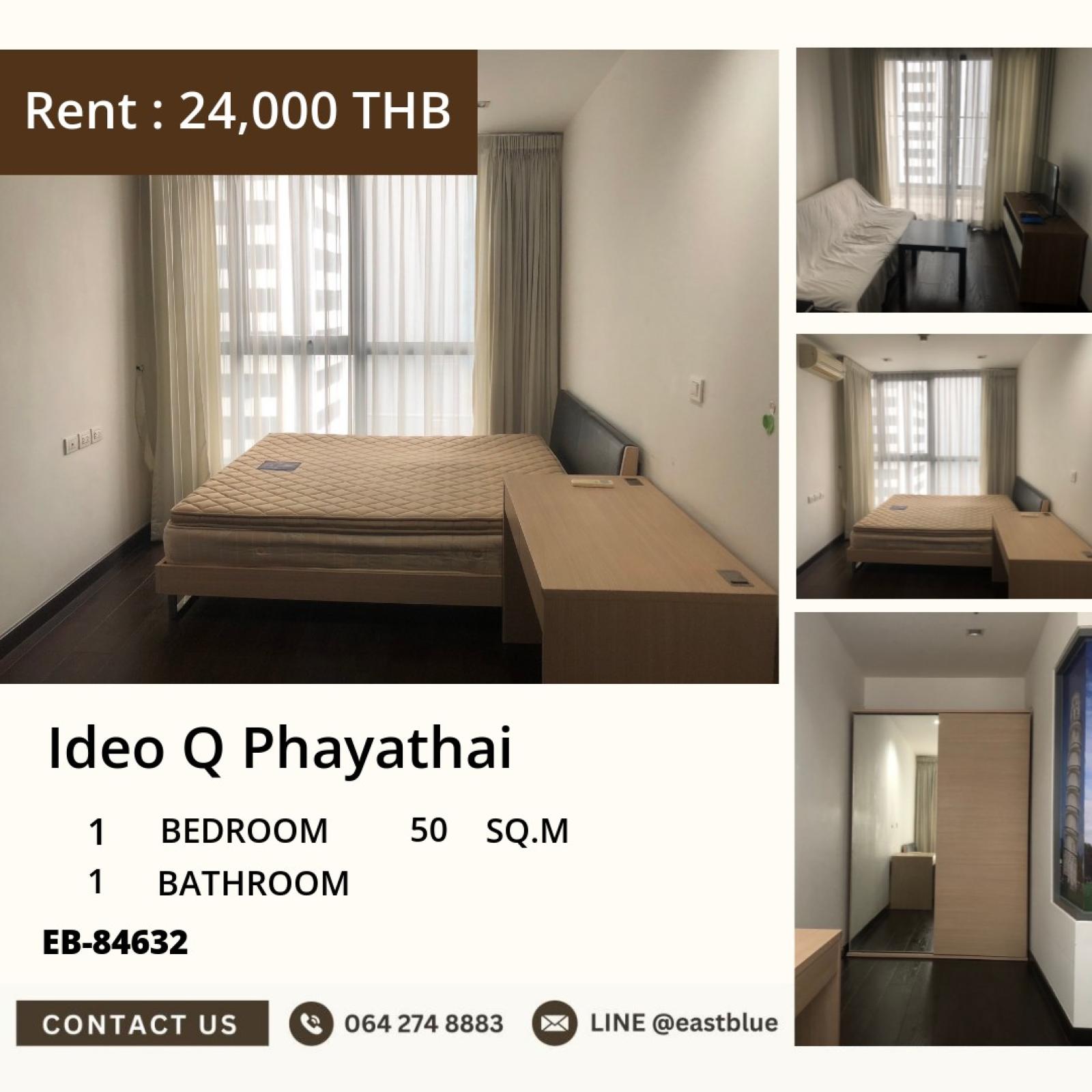 10/09/2026, Rent a condo Ideo Q Phayathai 1 bedroom 50 sqm. Near BTS for only 24,000 baht/month!
Fully equipped facilities, ready to move in immediately! 0642748883 10/09/2026, Rent a condo Ideo Q Phayathai 1 bedroom 50 sqm. Near BTS for only 24,000 baht/month!
Fully equipped facilities, ready to move in immediately! 0642748883