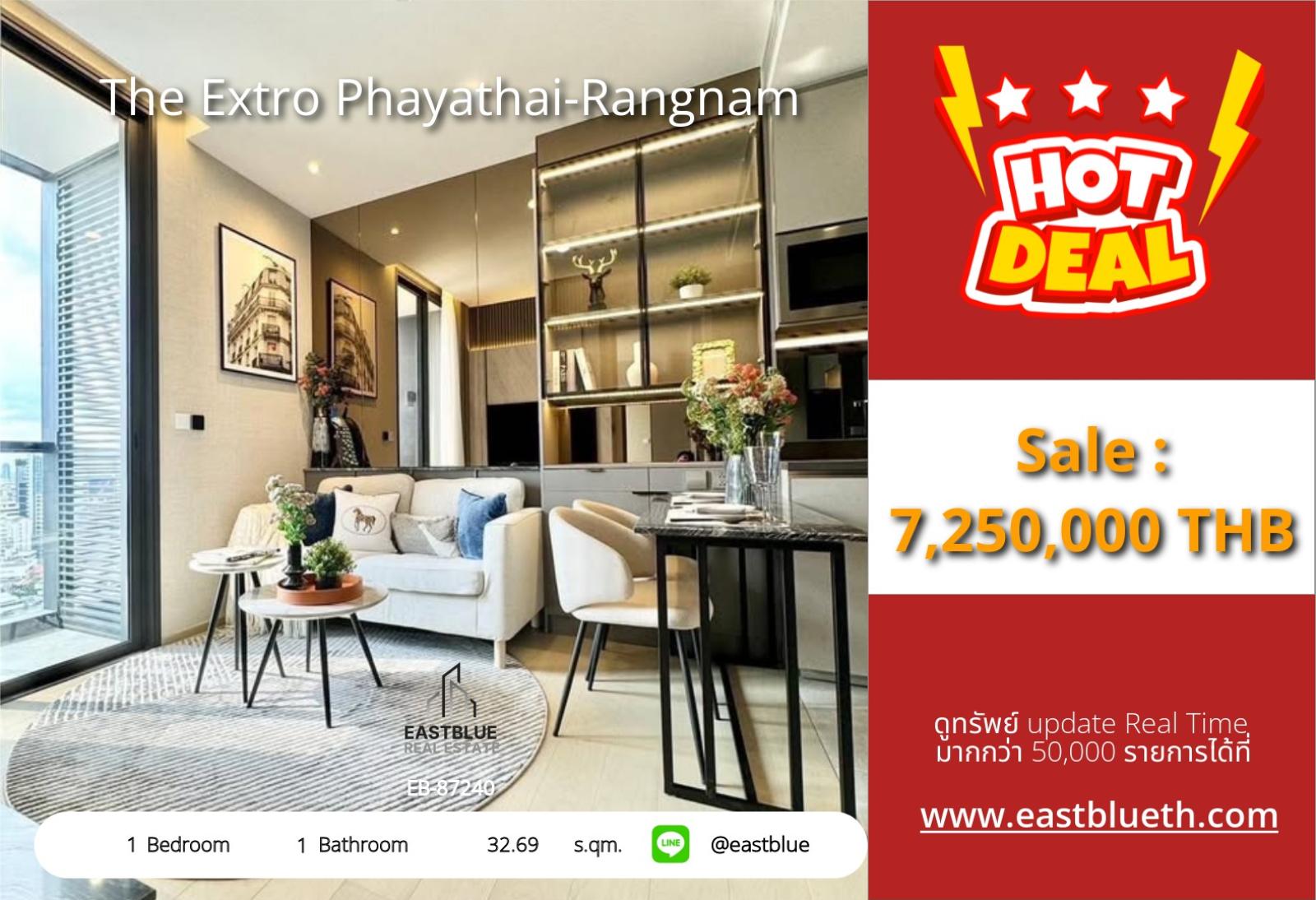 02/10/2026, รวมค่าโอนขาย 1 ห้องนอน The Extro Phayathai-Rangnam ใกล้ BTS อนุสาวรีย์ชัยฯ 🏢 0642748883 02/10/2026, รวมค่าโอนขาย 1 ห้องนอน The Extro Phayathai-Rangnam ใกล้ BTS อนุสาวรีย์ชัยฯ 🏢 0642748883