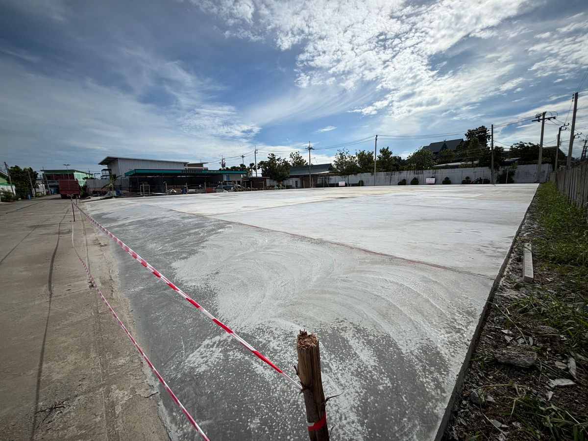  ที่ดินเทพื้นปูน ให้เช่า ซอยแพรกษา 7 (ซอยพุฒสี) แพรกษา สมุทรปราการ 1 ไร่ 39 ตรว. – รูปที่ 2