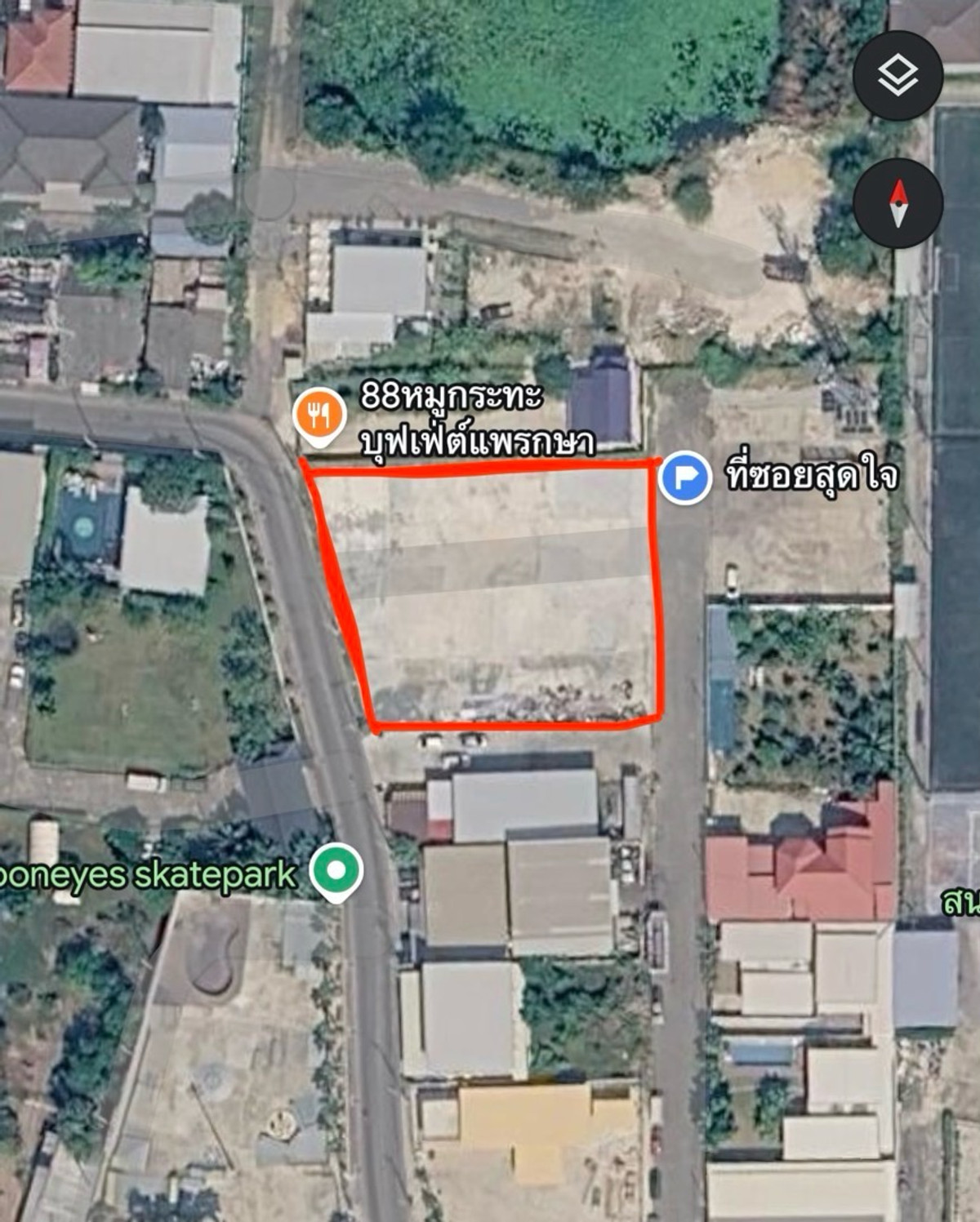 ที่ดินเทพื้นปูน ให้เช่า ซอยแพรกษา 7 (ซอยพุฒสี) แพรกษา สมุทรปราการ 1 ไร่ 39 ตรว. ที่ดินเทพื้นปูน ให้เช่า ซอยแพรกษา 7 (ซอยพุฒสี) แพรกษา สมุทรปราการ 1 ไร่ 39 ตรว.
