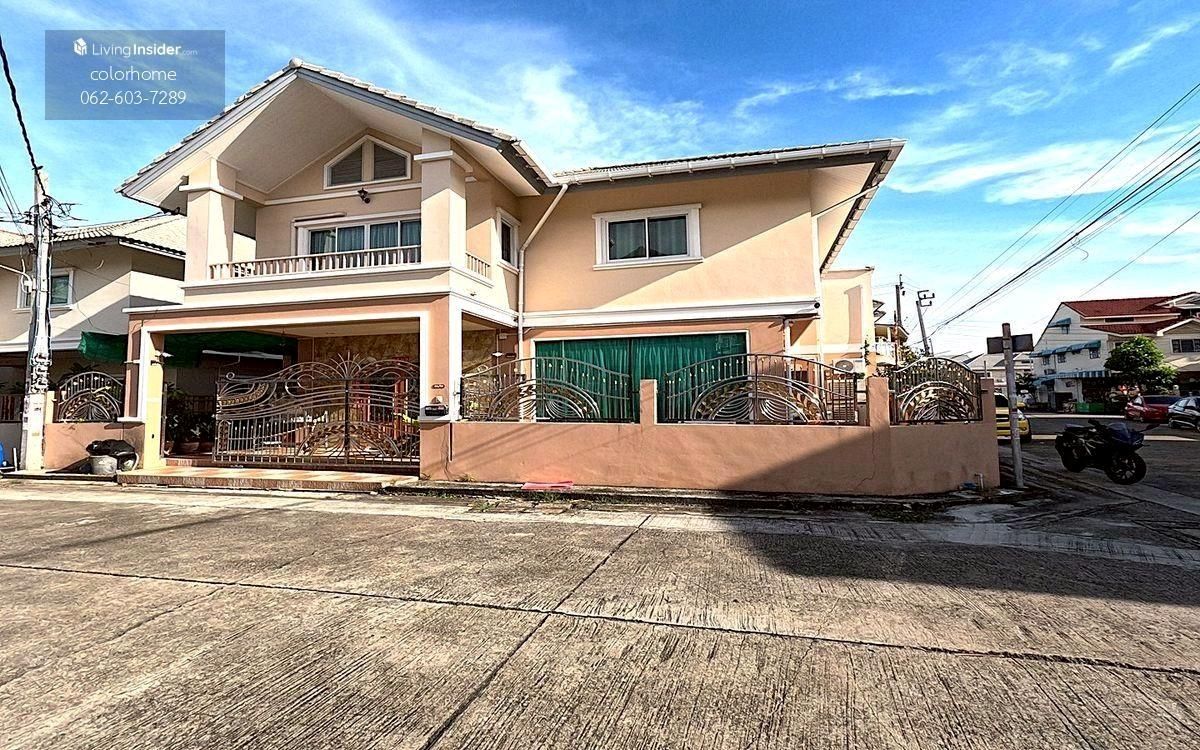 Baan Imumporn2 Soi Rathcapruek9 For Sale ขายบ้านเดี่ยว อิ่มอัมพร2 Type 2ชั้นครึ่ง ซอยราชพฤกษ์9 เขตตลิ่งชัน หรือเข้าทางบางแวก 32 ใกล้ Bts บางหว้า 60.7 ตรว. หลังมุม พร้อมอยู่ ต่อเติมหน้า+หลัง สงเสาเข็มหลายต้นแน่นหนา สภาพดีมาก ดูแลอย่างดี  ลักษณะเด่