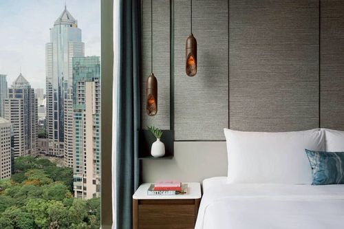 Pet-Friendly !!! Luxury Residence for Rent at Kimpton Maa-Lai Bangkok 1-Bedroom Residence with Full Services and Facilities, Lang Suan Road, Lumpini Subdistrict, Pathumwan District 