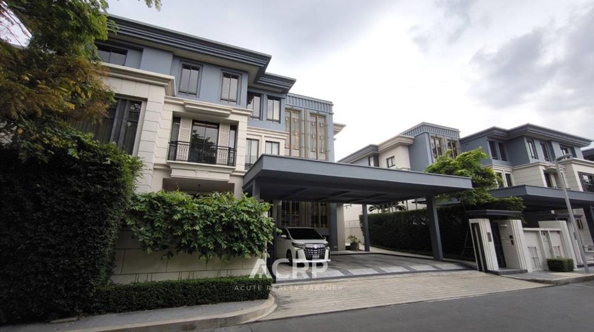 Mita Press, Village, Krungthep Kreetha, luxury house, back corner, only 14 units Mita Press, Village, Krungthep Kreetha, luxury house, back corner, only 14 units
