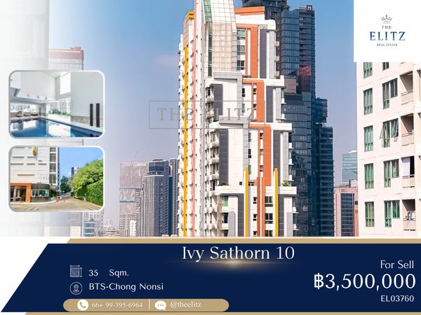 ✨ Modern Living in the Heart of Sathorn Financial District | Prime Location near BTS Chong Nonsi - Walkable & Convenient ✨ 