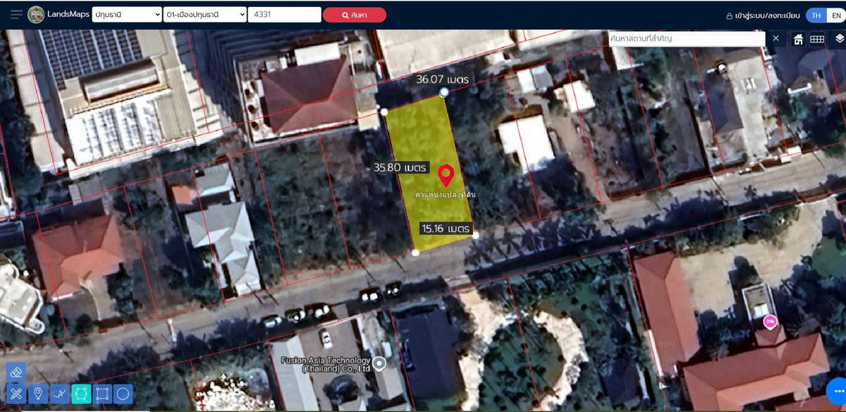 Land for sale in Mueang Ek, just 2 minutes from the Rangsit University Demonstration School, suitable for living Or open a health business – รูปที่ 3