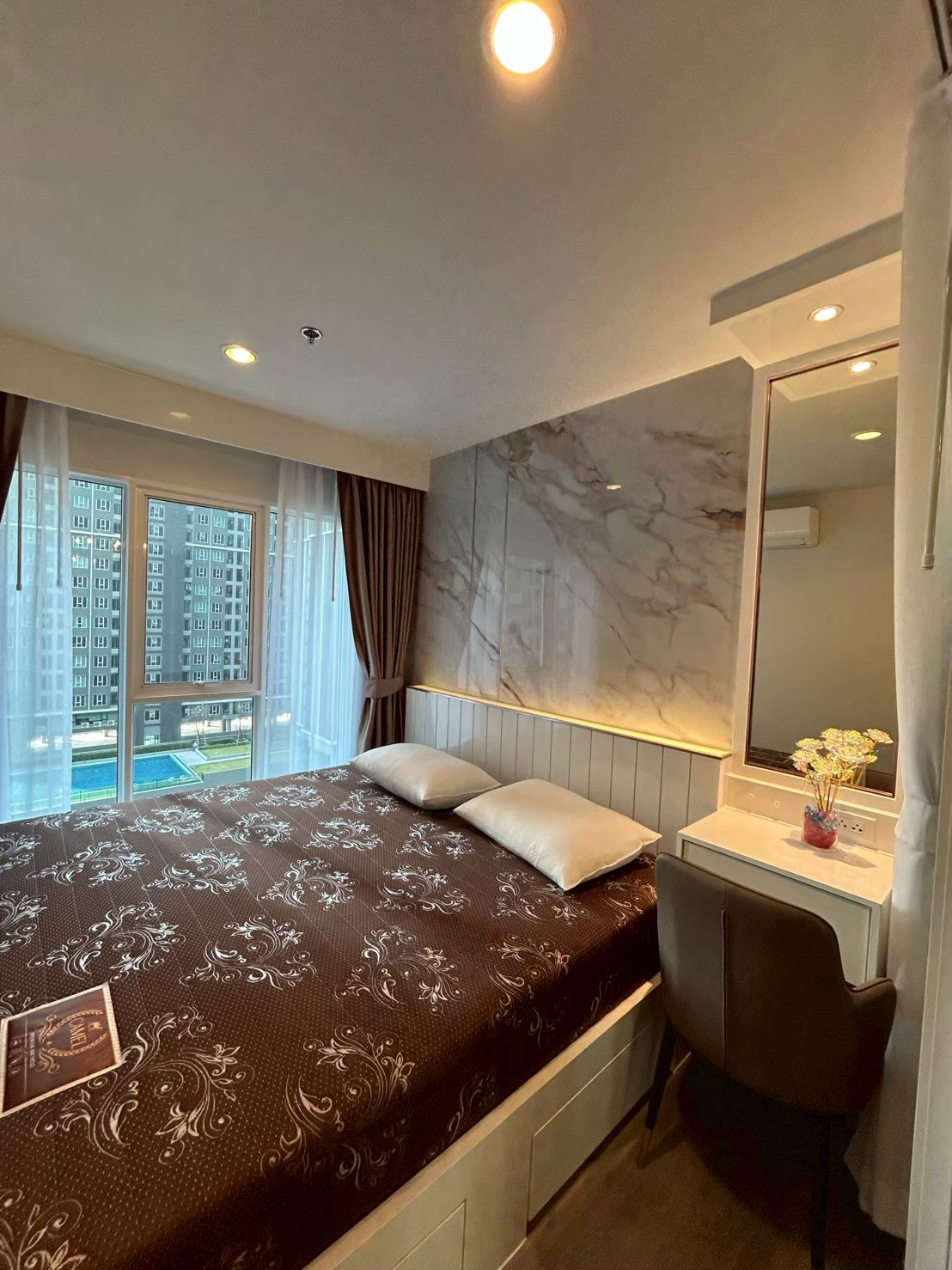 🎉🎉พร้อมอยู่ ห้องตึกดี Regent Home Bangna ห้องสวยวิวสระว่ายน้ำ – รูปที่ 4