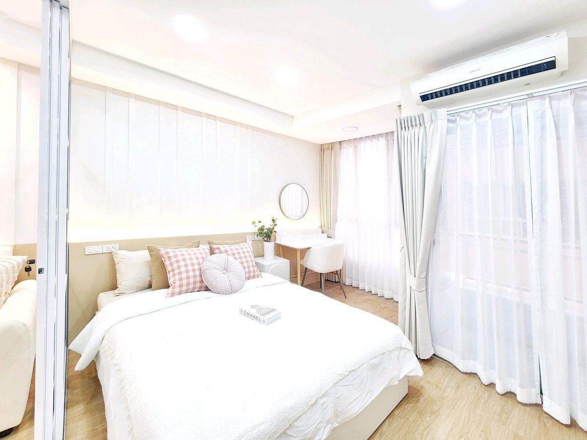 คอนโด Hight rise 19 ชั้น ซ.รามคำแหง 24 ใกล้ราชมังคลากีฬาสถานเพียง 450 ม. ใช้ชีวิตอย่างทันสมัยท่ามกลางความสะดวกสบาย ภายในโครงการเงียบสงบ