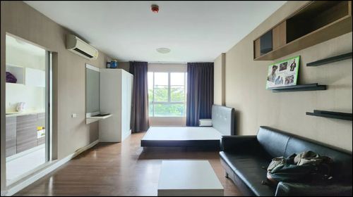 ขายห้องสตูดิโอ พร้อมเฟอร์ คอนโดโครงการ D Condo สาธุประดิษฐ์ 49 (FS5002)