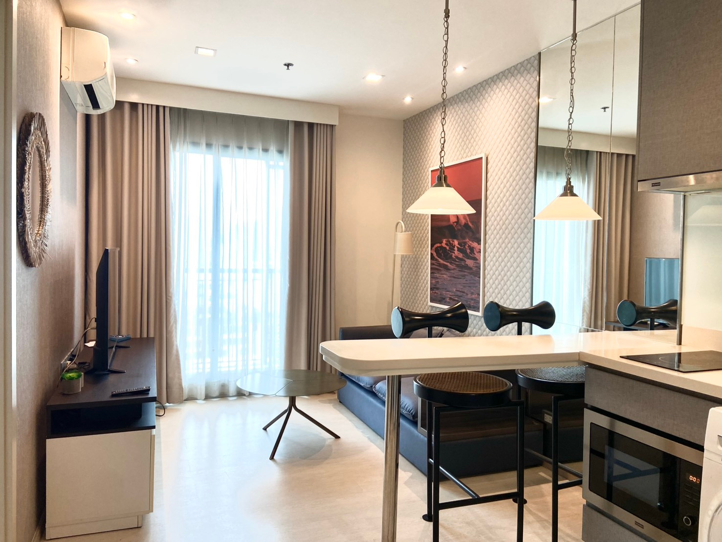 🟢 Condo for rent Rhythm Sukhumvit 36-38, beautiful room, fully decorated, 1 bedroom, 34 sq m, fully furnished + electrical appliances, high floor, city view ⎯ 🚆 Near BTS Thonglor 🟢 Condo for rent Rhythm Sukhumvit 36-38, beautiful room, fully decorated, 1 bedroom, 34 sq m, fully furnished + electrical appliances, high floor, city view ⎯ 🚆 Near BTS Thonglor