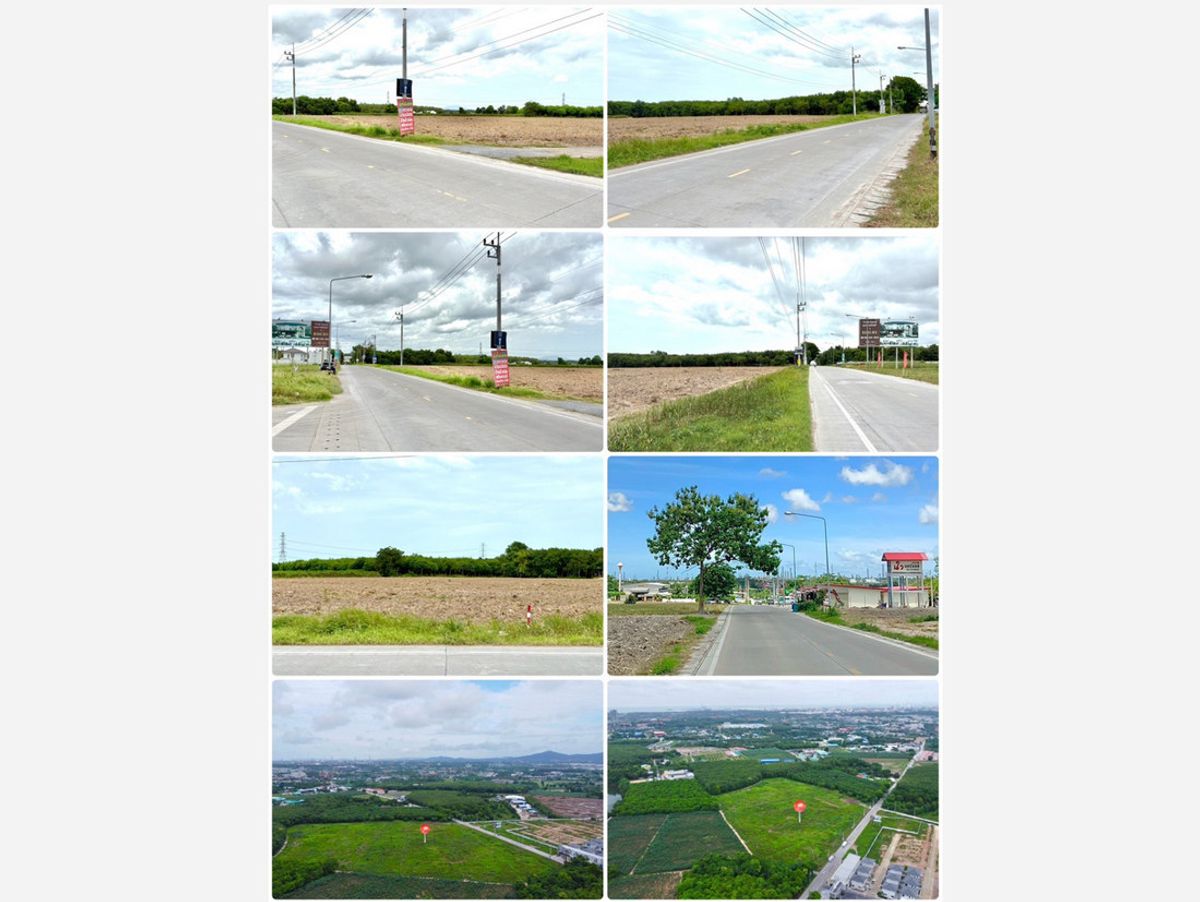 Call : 098-294-4666 Land for sale in Map Ta Phut, Rayong, near Sukhumvit Road, near Lotus Map Ta Phut, area 1.5 - 2.5 rai, starting at only 2.8 million baht per rai