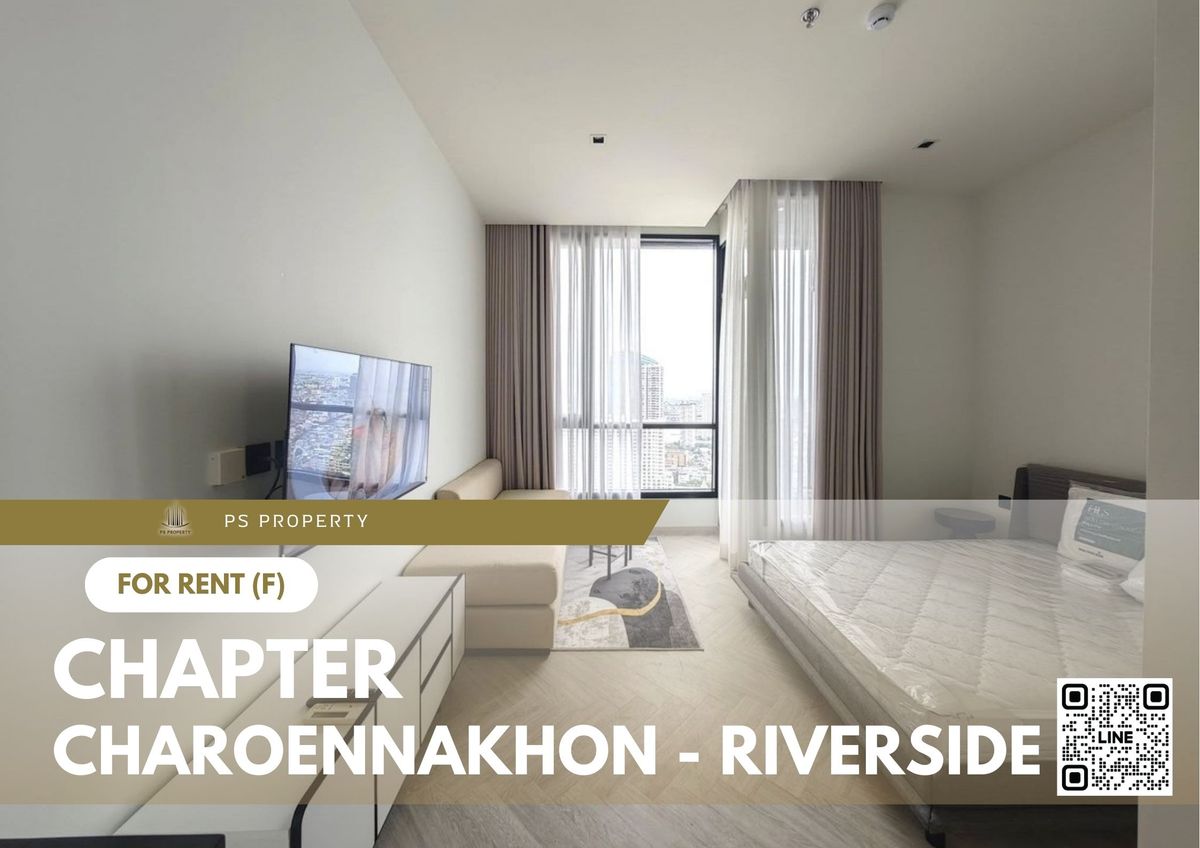 For rent 📍 Chapter Charoennakhon - Riverside 📍 Fully furnished and equipped, near BTS Krung Thonburi For rent 📍 Chapter Charoennakhon - Riverside 📍 Fully furnished and equipped, near BTS Krung Thonburi
