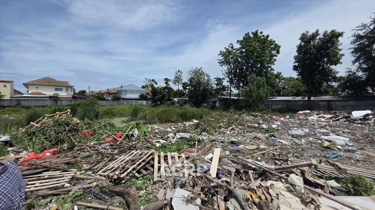 Land for sale 10 rai, next to the NACC Road, Pathum Thani, near Rangsit University. – รูปที่ 3