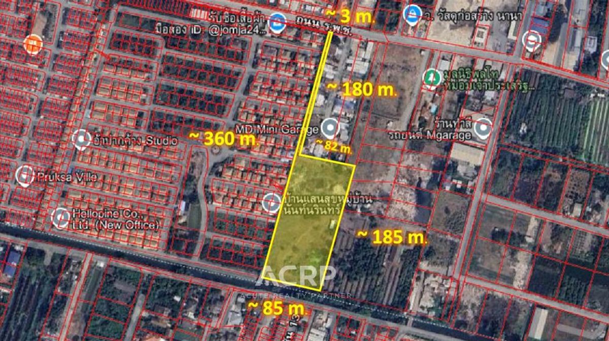 ขายที่ดิน 10 ไร่ ติดถนน ร.พ.ช. หลักหก ปทุมธานี ใกล้มหาวิทยาลัยรังสิต ขายที่ดิน 10 ไร่ ติดถนน ร.พ.ช. หลักหก ปทุมธานี ใกล้มหาวิทยาลัยรังสิต