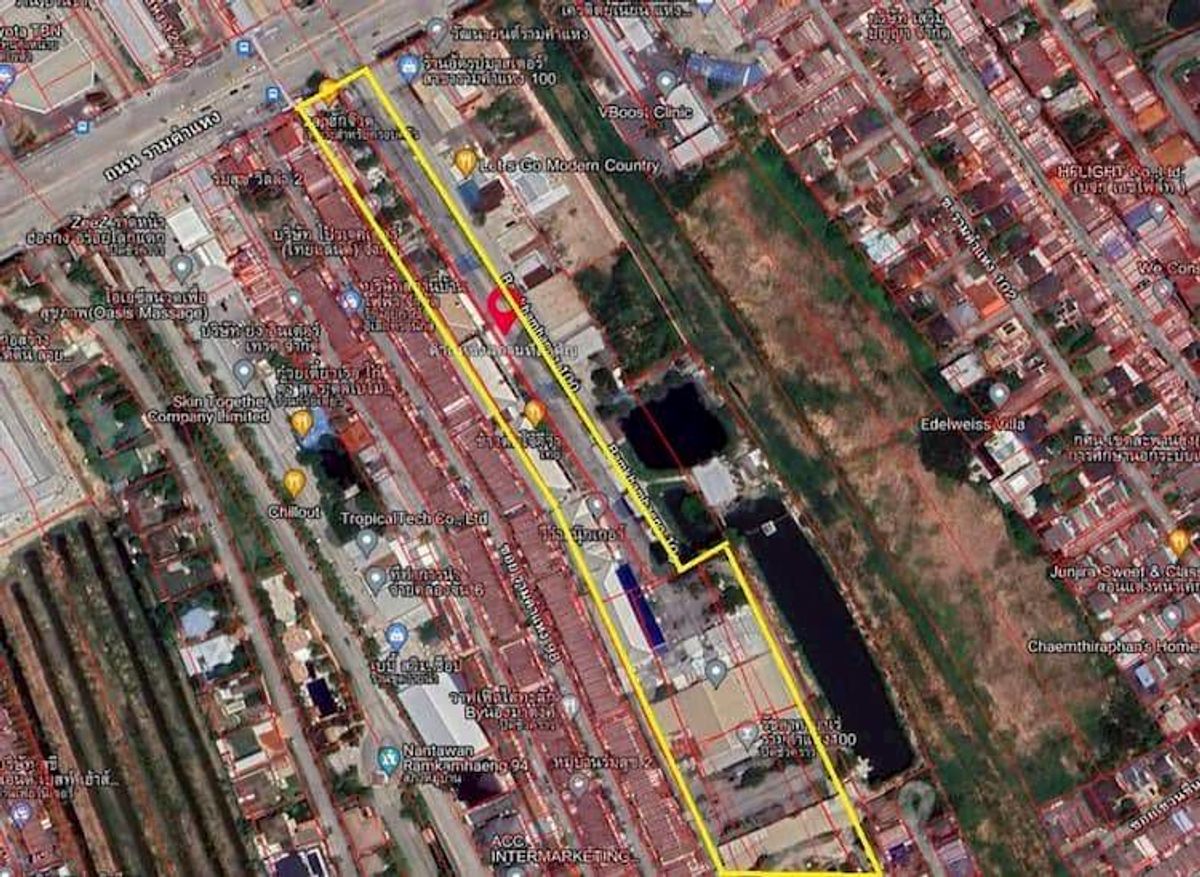 Long -term land for rent Next to the main road, Ramkhamhaeng, 33 rai, Soi Ramkhamhaeng 100 with structure Near the train, only 70 meters, Saphan Sung Sung, Bangkok Long -term land for rent Next to the main road, Ramkhamhaeng, 33 rai, Soi Ramkhamhaeng 100 with structure Near the train, only 70 meters, Saphan Sung Sung, Bangkok