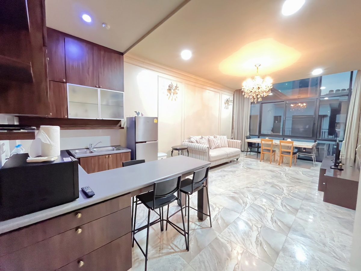 RENT !! Condo Amanta Ratchada, MRT Thailand Cultural Centre, 2 Beds, Tower 2, Fl. 7, Area 98sq.m., Rent 35,000 Baht