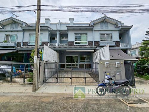 ขาย บ้าน Villaggio บางนา ทาวน์โฮม 2 ชั้น 2 ห้องนอน 18 ตรว 110 ตรม สภาพใหม่มาก ใกล้ สุวรรณภูมิ บางพลี บางเสาธง มหาวิทยาลัยอัสสัมชัญ ABAC : MJ25S-004