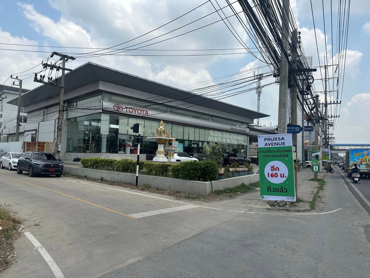ขาย ที่ดิน รังสิต นครนายก คลอง 2 ธัญบุรี ปทุมธานี ติดถนนใหญ่