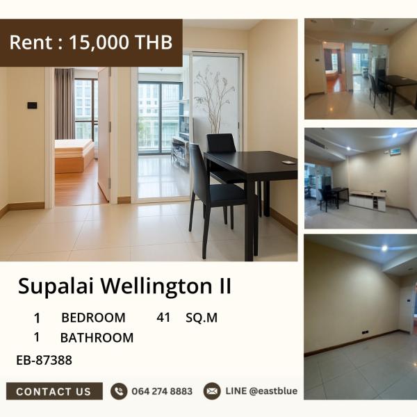 11/08/2026, 🏠 เช่า คอนโด 1 ห้องนอน พร้อมเข้าอยู่ 15,000 บาท/เดือน 0642748883