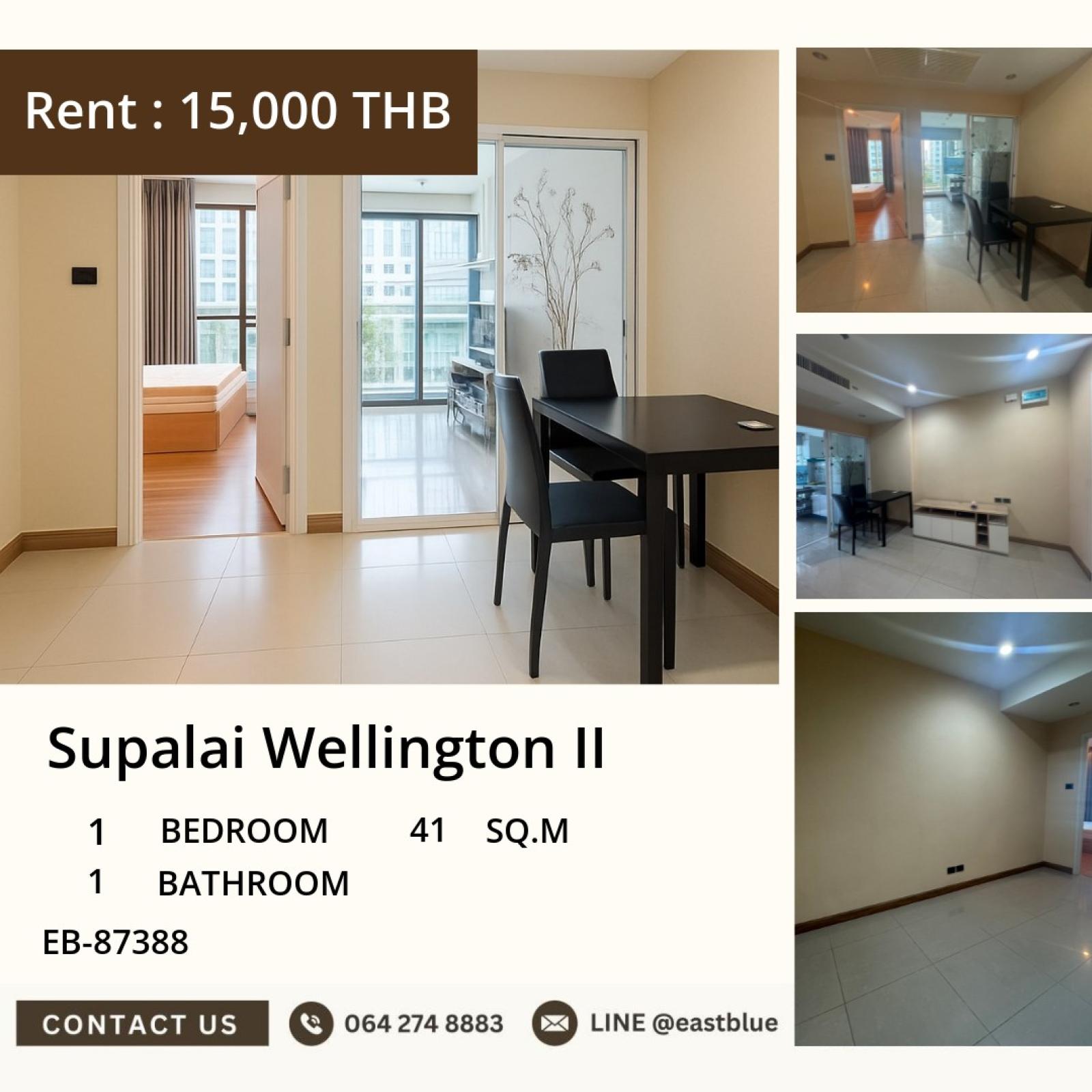Ready to move in! Supalai Wellington II 1 bedroom in the heart of Ratchada.
Rent 15,000 baht/month near BTS MRT Thai Cultural Center! Ready to move in! Supalai Wellington II 1 bedroom in the heart of Ratchada.
Rent 15,000 baht/month near BTS MRT Thai Cultural Center!