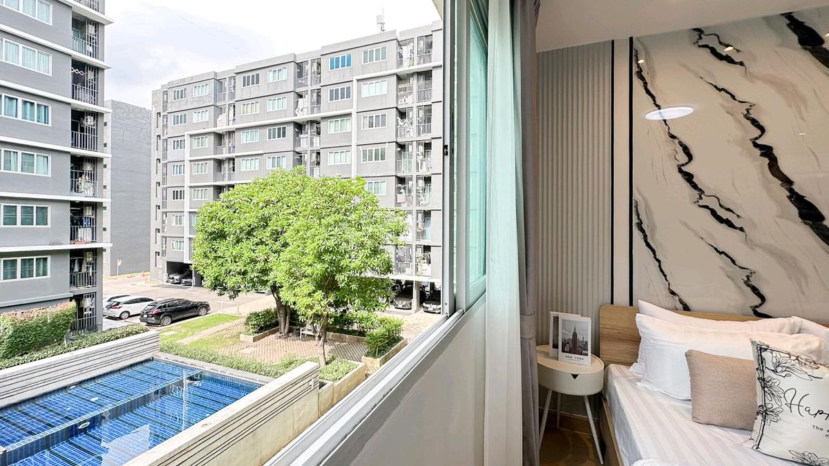 ✨️Dcondo Suvarnabhumi ✨️ Near the airport ✈️ Beautiful room ready 💞 Pool view 😍 ✨️Dcondo Suvarnabhumi ✨️ Near the airport ✈️ Beautiful room ready 💞 Pool view 😍