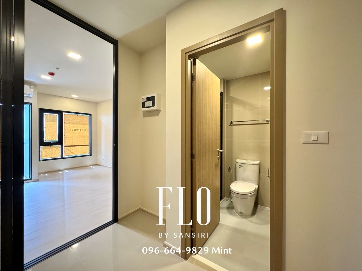 ขายด่วนแต่งครบพร้อมเข้าอยู่ Flo by sansiri 24.75 Sq.m 📞 096-664-9829 เซลล์แสนสิริ – รูปที่ 4