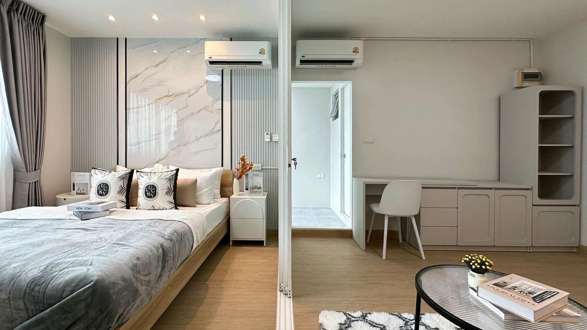 ✨️Dcondo สุวรรณภูมิ✨️ ใกล้สนามบิน✈️ ห้องสวยพร้อมอยู่💞 วิวสระว่ายน้ำ😍 – รูปที่ 4