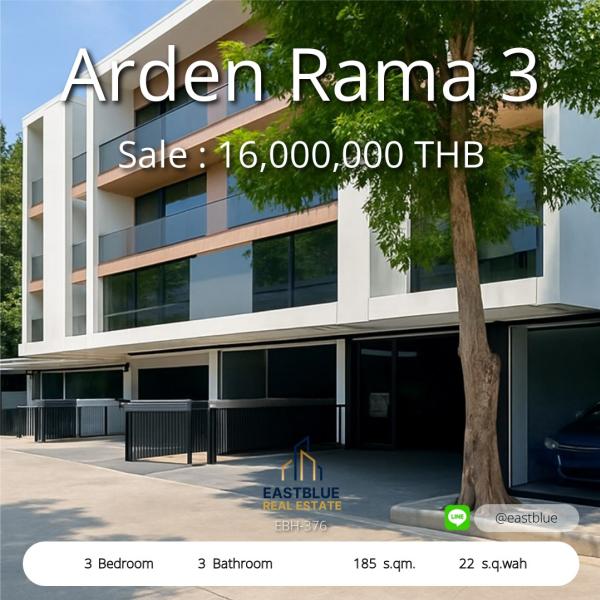 Luxury 3-Bed House in Prime Rama 3 – Spacious & Stylish 
Live in Elegance Near Sathorn & Charoen Krung – Rent or Buy Today