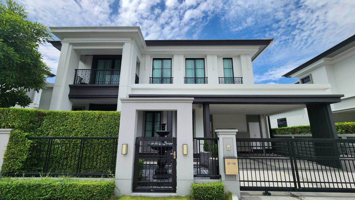 ขายบ้านเดี่ยว 2 ชั้น โครงการเศรษฐสิริ แจ้งวัฒนะ ประชาชื่น 2 ถ.เลียบคลองประปา บ้านใหม่ ปากเกร็ด