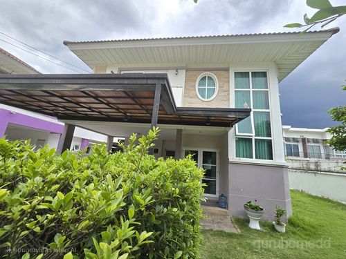 2 -story house for sale behind the corner of Supalai Garden Ville, Khlong 2, ready to live in the area of ​​75.20 sq.w., 4 bedrooms, 3 water - GHD000716