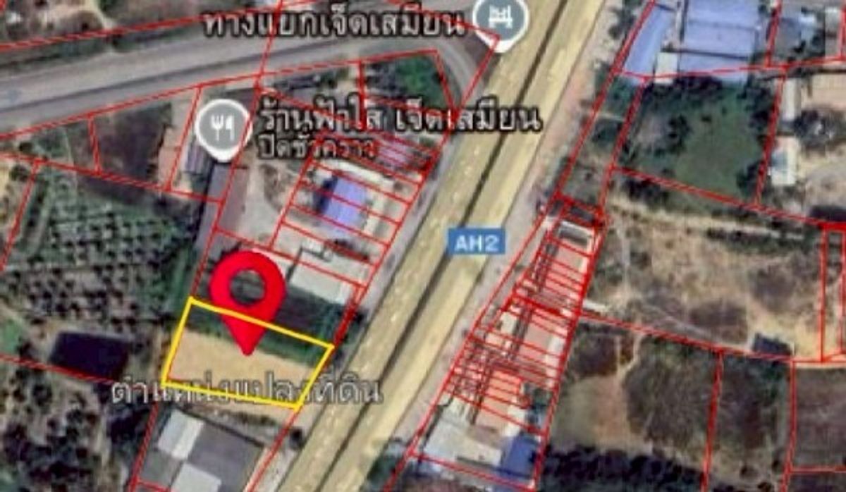 Urgent sale 1 rai 2 ngan 46 square wah, then on the Petchkasem Road, Don Sai Subdistrict, Photharam District, Ratchaburi Province – รูปที่ 2