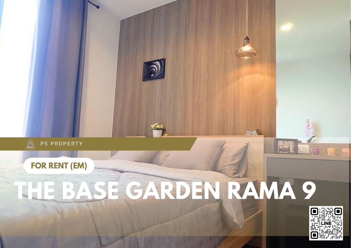 ให้เช่า ✨ The Base Garden Rama 9 ✨ เฟอร์นิเจอร์ และ เครื่องใช้ไฟฟ้าครบ ใกล้ MRT พระราม 9 ให้เช่า ✨ The Base Garden Rama 9 ✨ เฟอร์นิเจอร์ และ เครื่องใช้ไฟฟ้าครบ ใกล้ MRT พระราม 9
