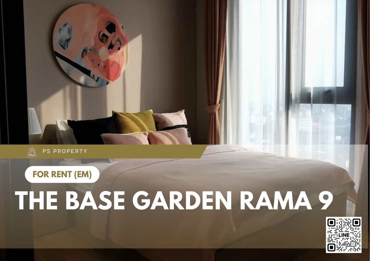 ให้เช่า 📍 The Base Garden Rama 9 📍 ใกล้ APL รามคำแหง เฟอร์นิเจอร์ และ เครื่องใช้ไฟฟ้าครบ 