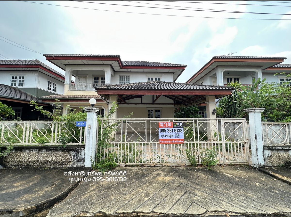 2 storey detached house, Suchaya Rangsit Village, Khlong 4, Bueng Yi Tho Subdistrict, Thanyaburi District, Pathum Thani Province