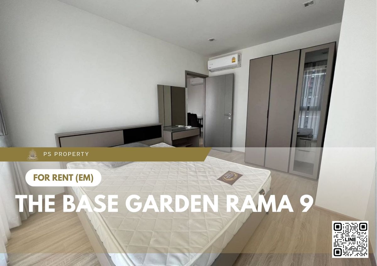 ให้เช่า 🔥 The Base Garden Rama 9 🔥 2 ห้องนอน เฟอร์นิเจอร์ และ เครื่องใช้ไฟฟ้าครบ ใกล้ Central Grand พระราม 9 ให้เช่า 🔥 The Base Garden Rama 9 🔥 2 ห้องนอน เฟอร์นิเจอร์ และ เครื่องใช้ไฟฟ้าครบ ใกล้ Central Grand พระราม 9