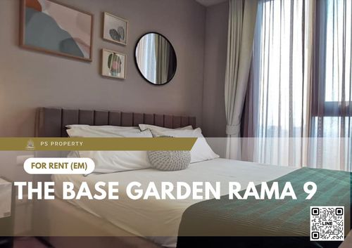 ให้เช่า ✨ The Base Garden Rama 9 ✨ เฟอร์นิเจอร์ และ เครื่องใช้ไฟฟ้าครบ ใกล้ MRT พระราม 9