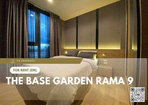 ให้เช่า ✨ The Base Garden Rama 9 ✨ เฟอร์นิเจอร์ และ เครื่องใช้ไฟฟ้าครบ ใกล้ MRT พระราม 9
