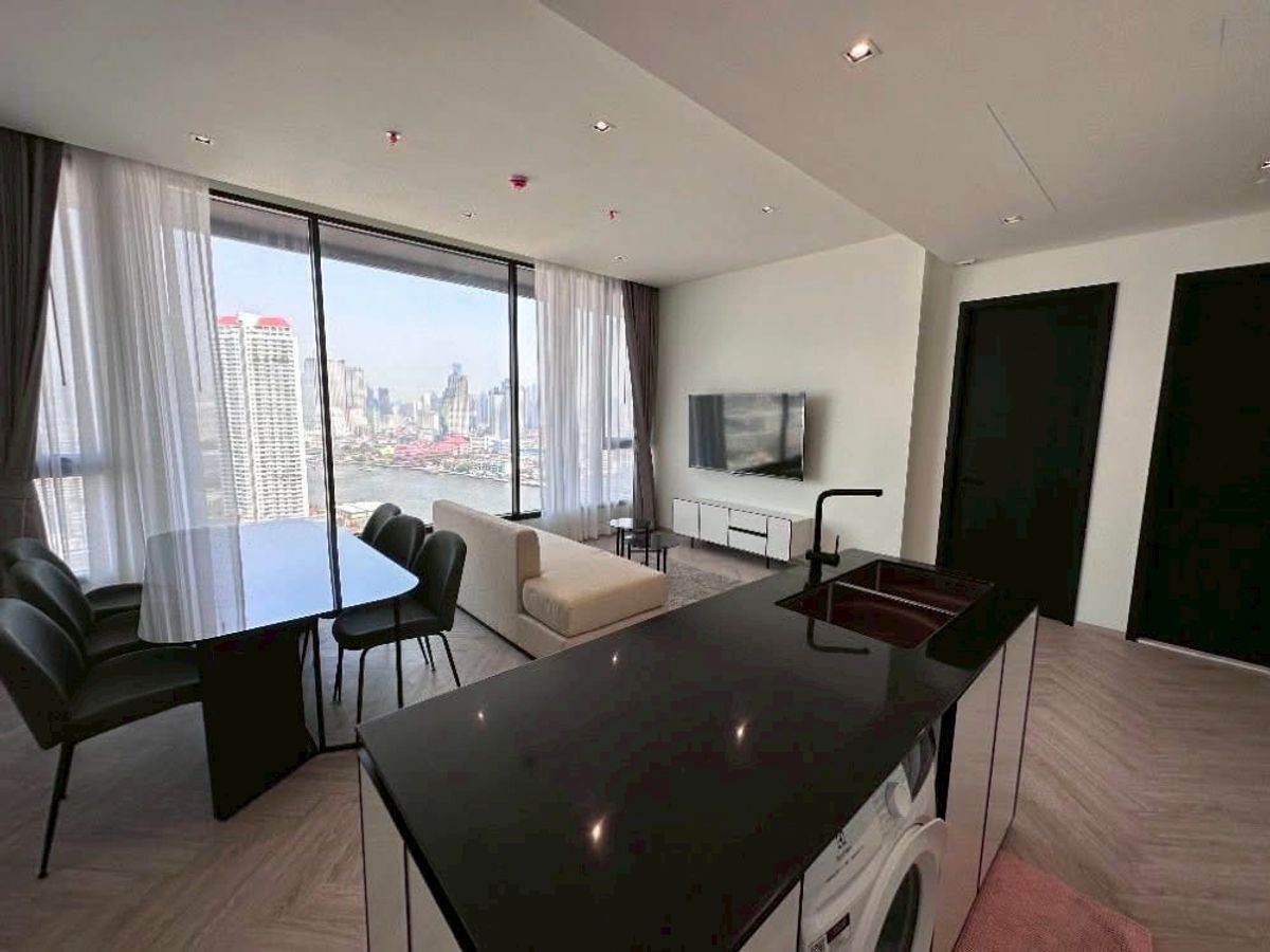 ST208 For Rent: Chapter Charoen Nakhon - Riverside | High Floor, River and City View, Fully Furnished – รูปที่ 3