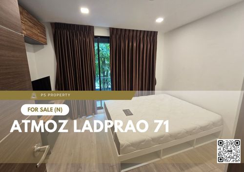 ขายด่วน ✨ Atmoz Ladprao 71 ✨ 2 ห้องนอน เฟอร์นิเจอร์ และ เครื่องใช้ไฟฟ้าครบ ใกล้ทางด่วน