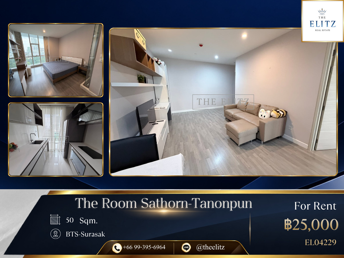 ✨ Premium High-Rise Residence in Sathorn-Tanonpun CBD | Ultimate Privacy - Top-tier security, & Close to BTS Surasak ✨