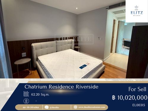 ✨ If you want a Chatrium Residence Riverside Condo, there is a RARE room served 💖