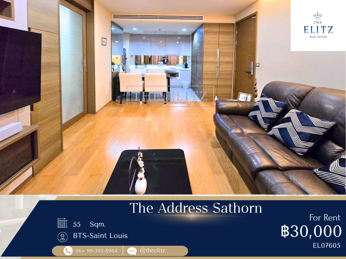 ✨  Rare Item! Highly Sought-After Unit in Super Luxury Sathorn Residence | Peaceful &amp; Ultimate Privacy - Near BTS St. Louis ✨